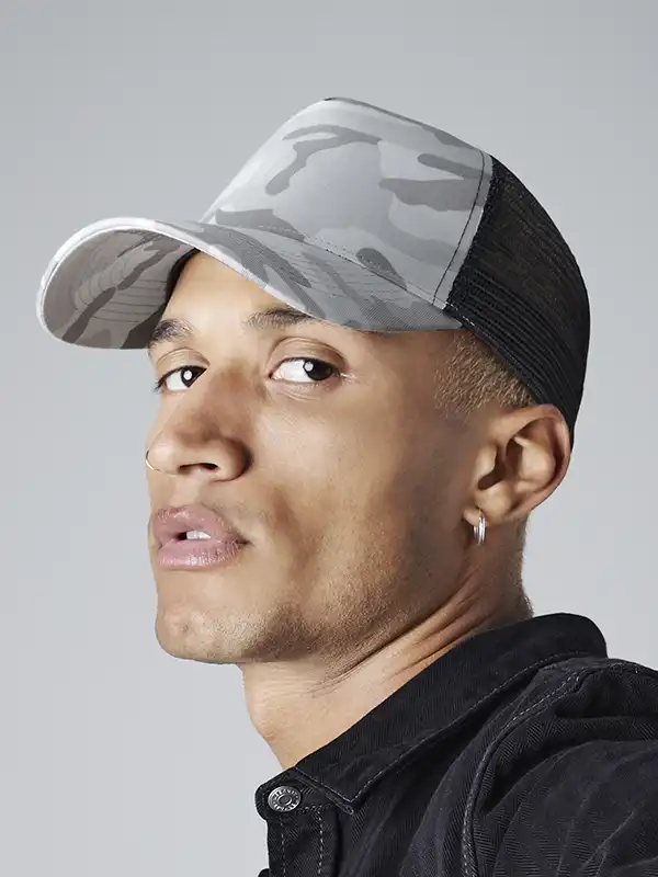 Kapa - Beechfield - Camo Snapback Trucker B694