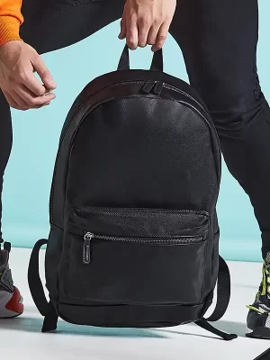Nahrbtnik- BagBase – Faux Leather Fashion Backpack BG255