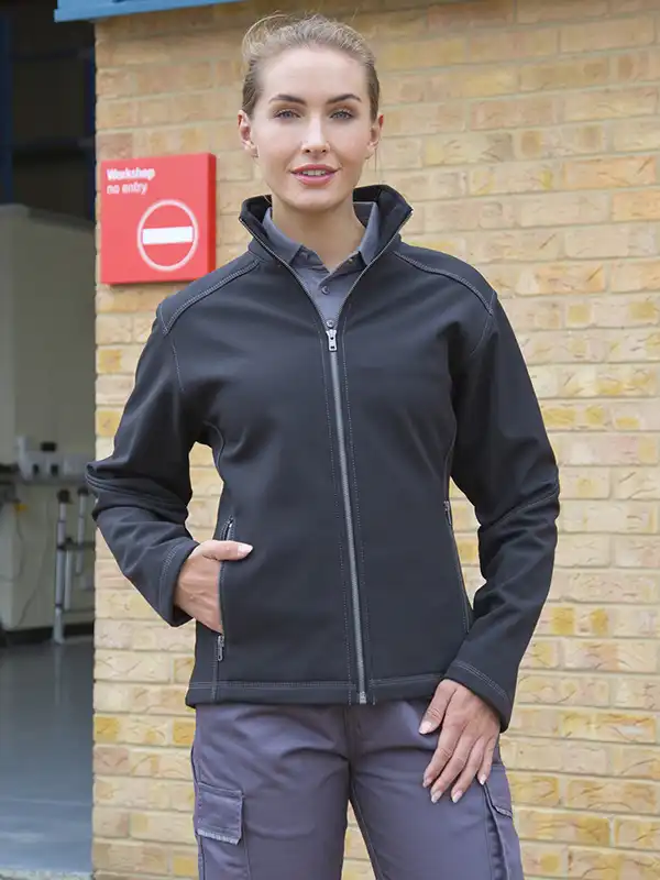 Ženski delovni softshell - Result - Women's Treble Stitch Softshell R455F