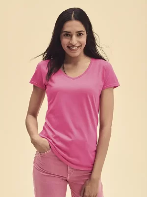Ženska majica – FOTL – Ladies’ Iconic 150 V Neck T 61-444-0