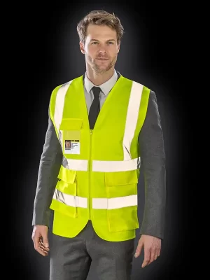 Odsevni brezrokavnik – Result – Heavy Duty Polycotton Security Vest R477X
