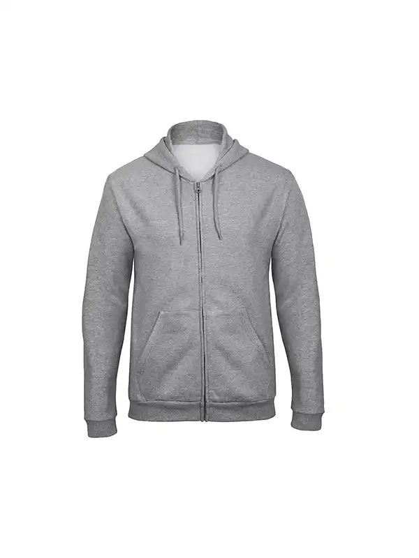 Pulover - B&C - ID.205 50/50 Hooded Full Zip Sweat Unisex WUI25 - Image 3