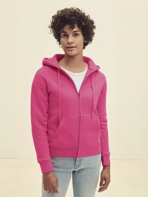 Ženski pulover – FOTL – Premium Hooded Sweat Jacket Lady-Fit 62-118-0