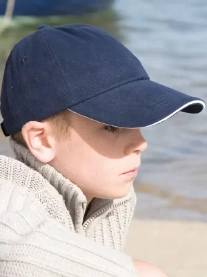 Otroška kapa – Result – Junior Brushed Cotton Cap RC024PJ