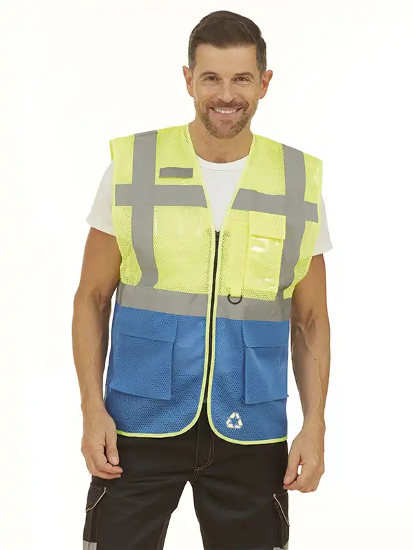Odsevni brezrokavnik - Yoko - Hi-Vis Mesh Safety Vest HVW820