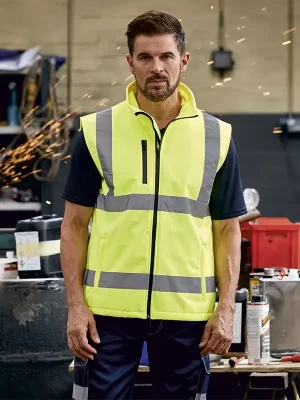 Odsevni brezrokavnik – Yoko – Hi-Vis Softshell Vest HV006