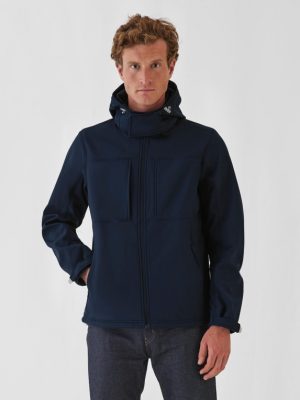 Softshell – B&C – Hooded Softshell/men JM950