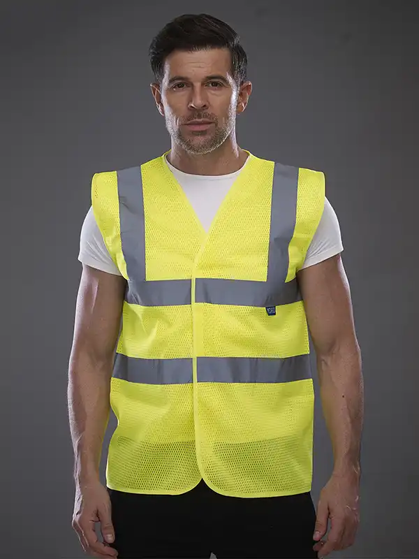 Odsevni brezrokavnik - Yoko - Hi-Vis Mesh Safety Vest HVW120