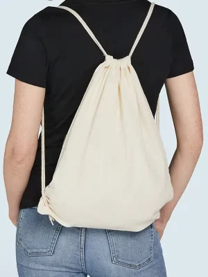 Nahrbtnik – SG – Organic Cotton Drawstring Backpack – OG Backpack