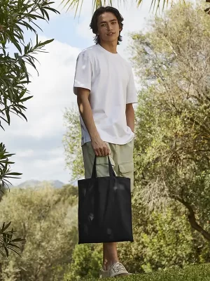 Vrečka – Westford Mill – Cotton Bag with short Handle W101S