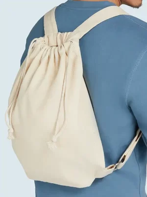 Nahrbtnik – SG – Canvas Backpack Straps and Drawstring CA-Backpack-ST