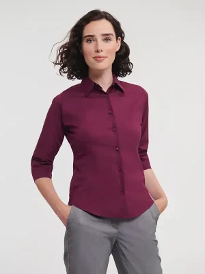 Ženska srajca – Russell – Ladies’ 3/4 Sleeve Easy Care Fitted Shirt 946F