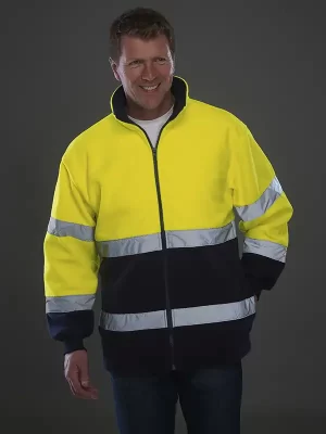 Odsevni flis – Yoko – Fluo 2-Tone Fleece Jacket HVK10B