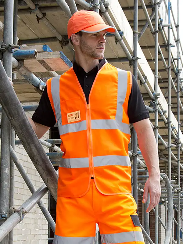 Odsevni brezrokavnik - Result - Core Zip Safety Tabard R202X