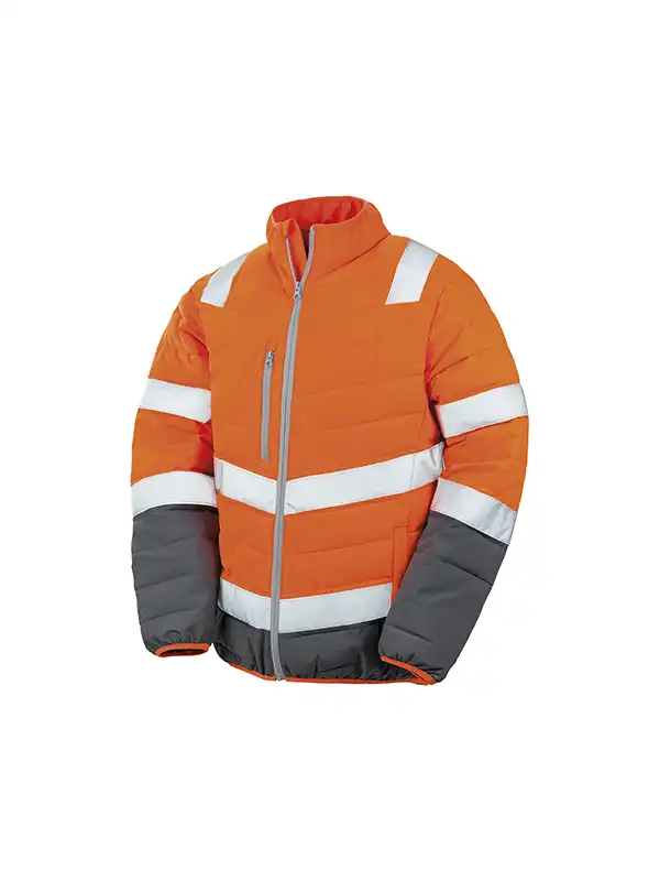 Fluorescent Orange/Grey