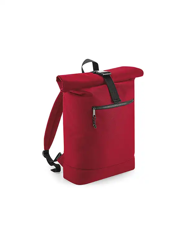 Nahrbtnik - BagBase - Recycled Roll-Top Backpack BG286 - Image 5