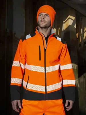 Odsevni softshell – Result – Printable Ripstop Safety Softshell R476X