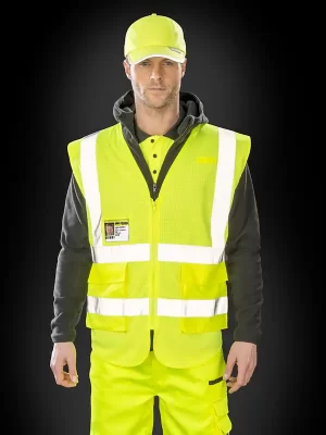 Odsevni brezrokavnik – Result – Executive Cool Mesh Safety Vest R479X