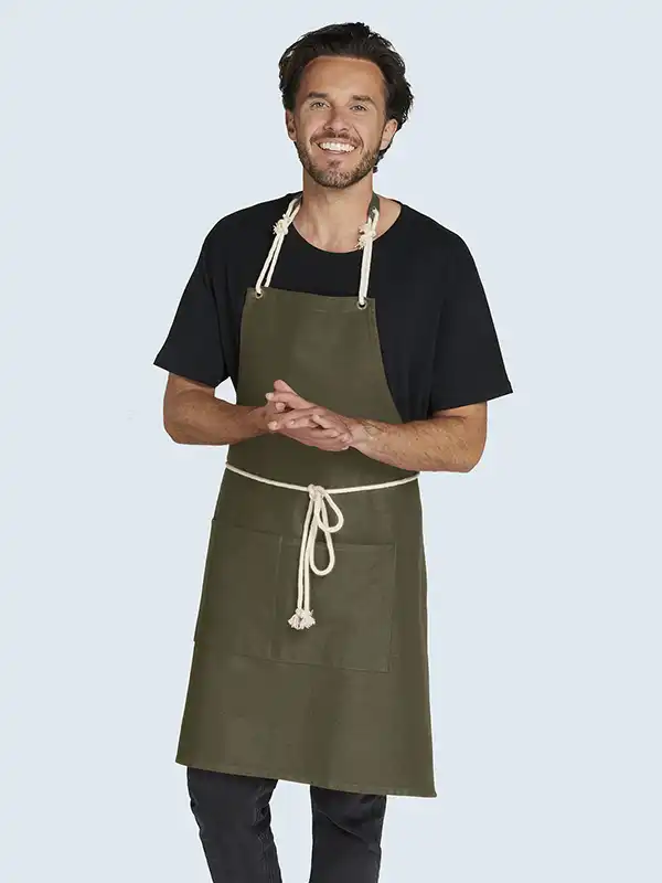 Predpasnik - SG - CORSICA - Cord Bib Apron with Pocket JG15P-CA-Bib