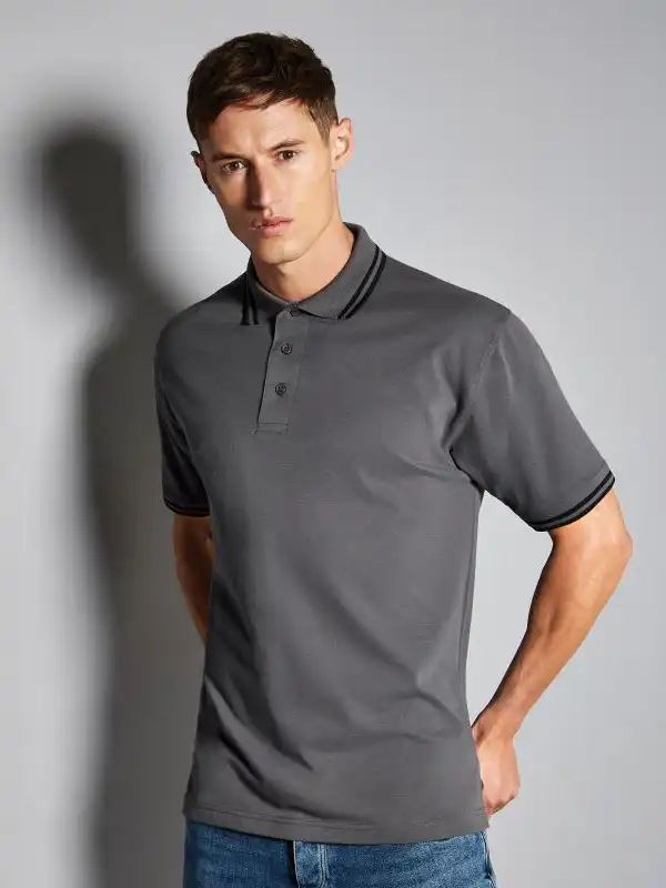 Polo majica - Kustom Kit - Classic Fit Tipped Collar Polo KK409