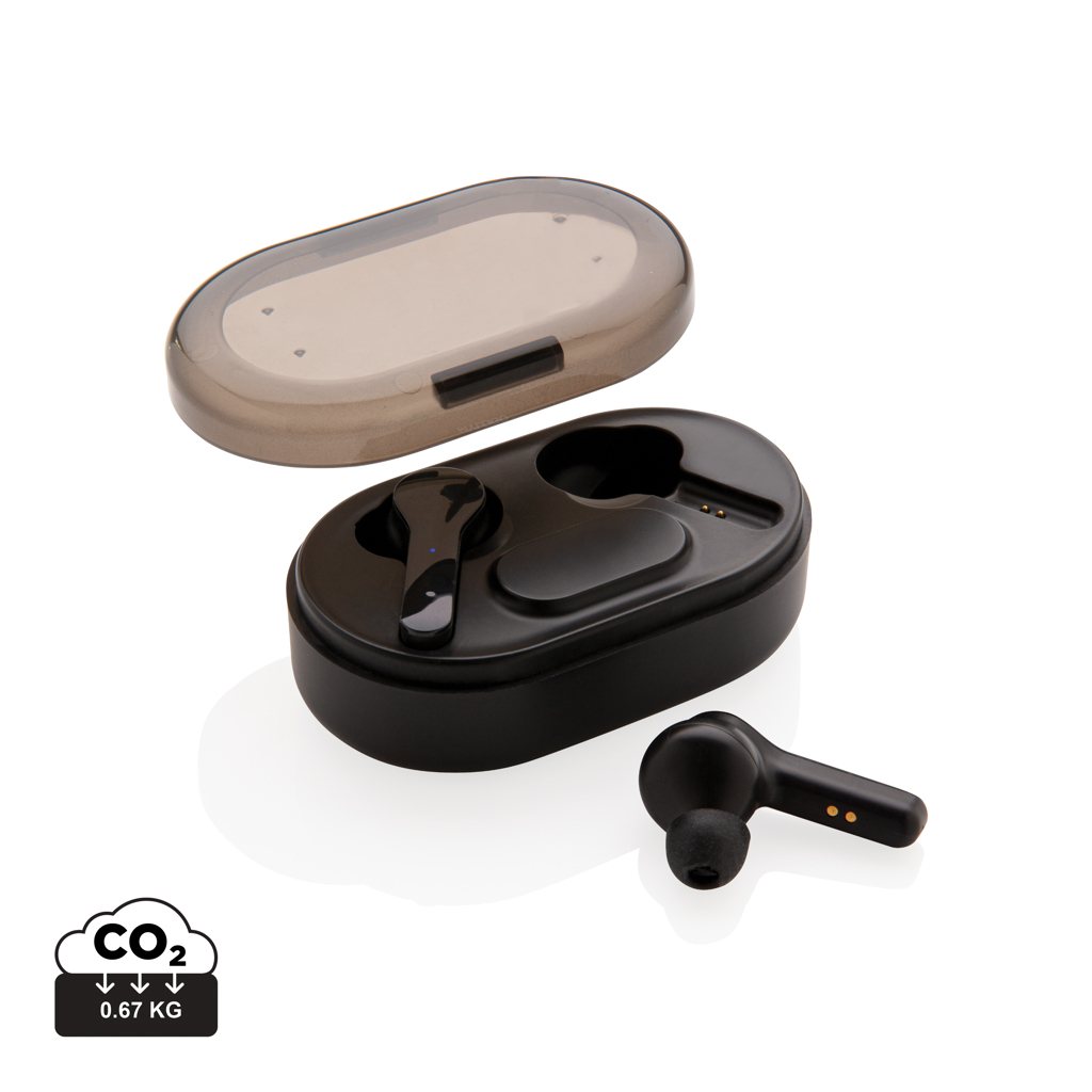 Brezžične slušalke - XD - Light up logo TWS earbuds in charging case