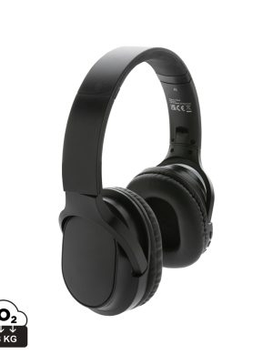 Brezžične slušalke – XD – RCS recycled plastic Elite Foldable wireless headphone
