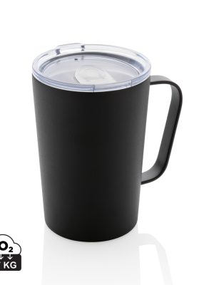 Lonček – XD – RCS Recycled stainless steel modern vacuum mug with lid
