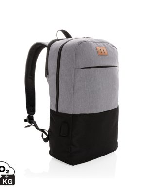 Nahrbtnik za prenosnik – XD – Modern 15.6″ USB & RFID laptop backpack PVC free