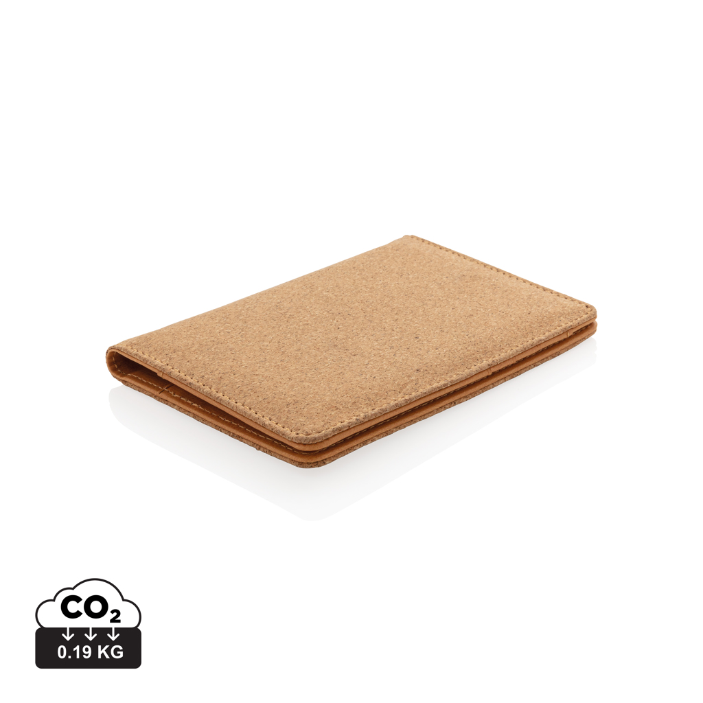 Ovitek za potni list - XD - Cork secure RFID passport cover