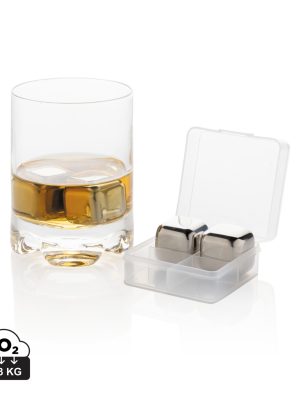Hladilne kocke – XD – Re-usable stainless steel ice cubes 4pc