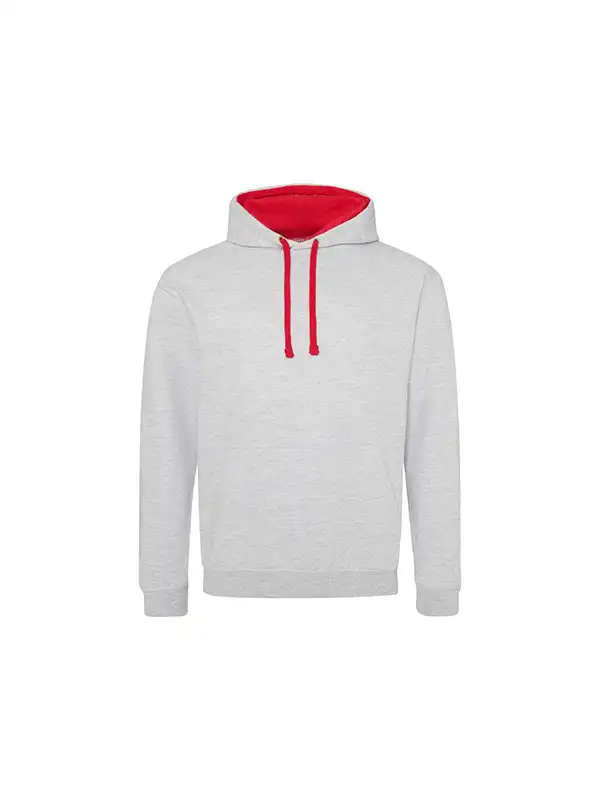 Heather Grey/Fire Red