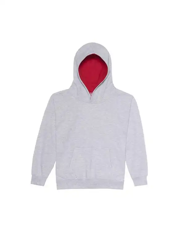 Heather Grey/Fire Red