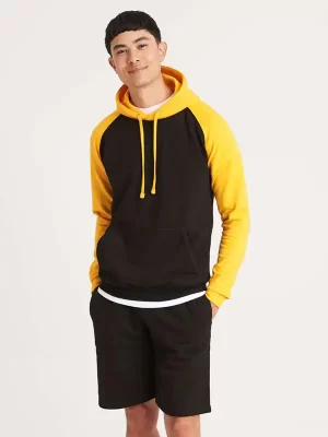 Pulover – AWDis – Baseball Hoodie AWJH009