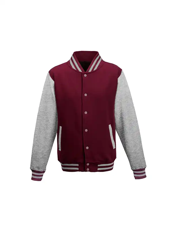 Burgundy/Heather Grey