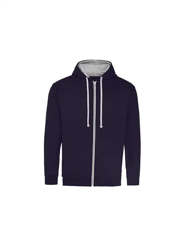 New French Navy/Heather Grey