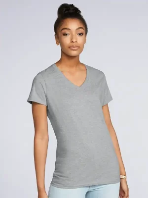Ženska majica – Gildan – Premium Cotton Ladies V-Neck GIL4100V