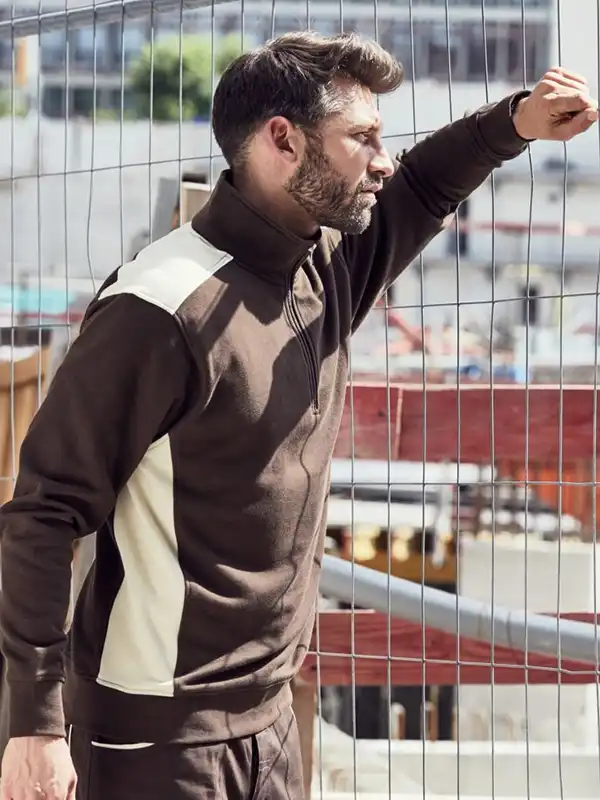 Delovni pulover - Daiber - Workwear Sweater 1/2 Zip - Color JN 868