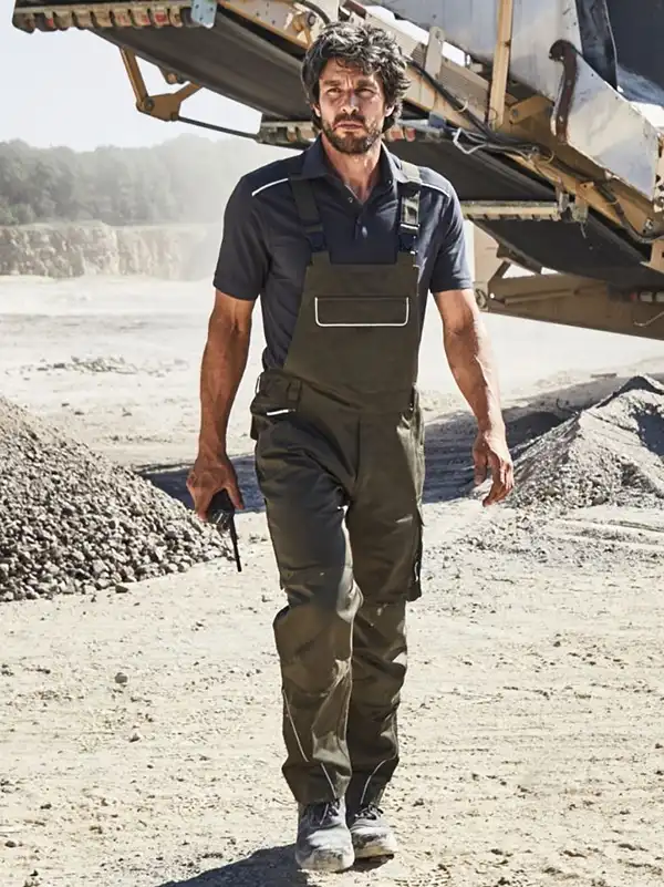 Delovne hlače "farmer" - Daiber - Workwear Bib Pants - Solid JN 879