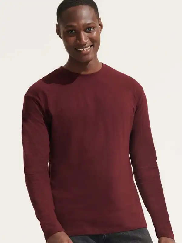 Majica - Sol's - Monarch Men's Round Collar Long Sleeve T-Shirt SO11420