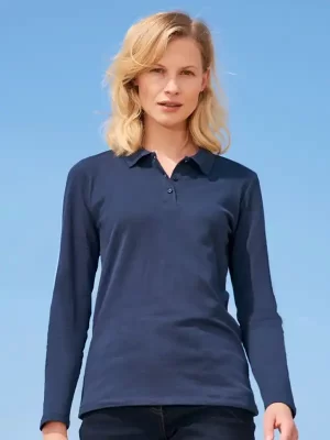 Ženska polo majica – Sol’s – Perfect LSL Women Long-Sleeve Polo Shirt SO02083