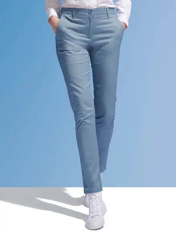 Ženske dolge hlače - Sol's - Jared Women – Satin Stretch Trousers SO02918