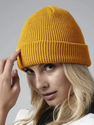 Kapa – Beechfield – Organic Cotton Waffle Beanie B52N