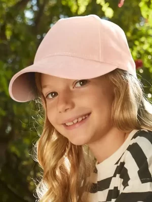 Otroška kapa – Beechfield – Junior Organic Cotton 5 Panel Cap B63NB