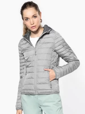 Ženska jakna – Kariban – Ladies’ Lightweight Hooded Padded Jacket KA6111