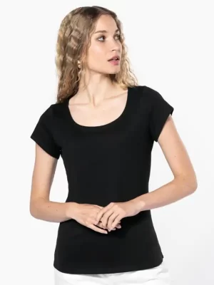 Ženska majica – Kariban – Ladies Boat Neck Short Sleeve T-Shirt KA384