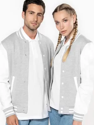 Varsity jakna – Unisex Teddy Fleece Jacket KA497