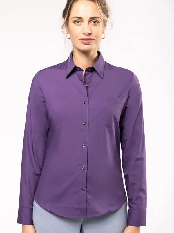 Ženska srajca - Kariban - Jessica – Ladies' Long-Sleeved Shirt KA549