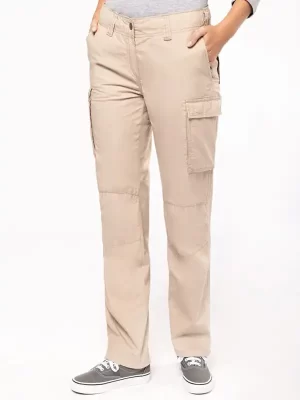 Ženske dolge hlače – Kariban – Ladies’ Lightweight Multipocket Trousers KA746