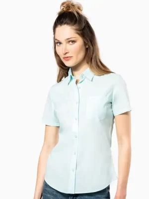 Ženska srajca – Kariban -Judith – Ladies’ Short-Sleeved Shirt KA548