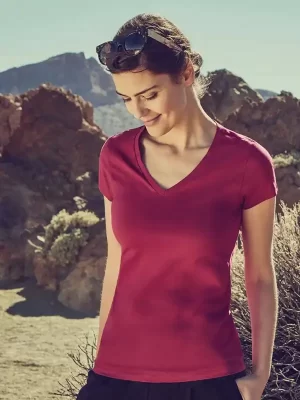Ženska majica – Promodoro – Ladies’ X.O V-Neck T-Shirt 1525